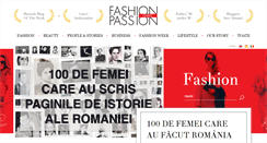 Desktop Screenshot of fashionavecpassion.ro