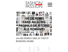 Tablet Screenshot of fashionavecpassion.ro