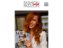 Tablet Screenshot of fashionavecpassion.com